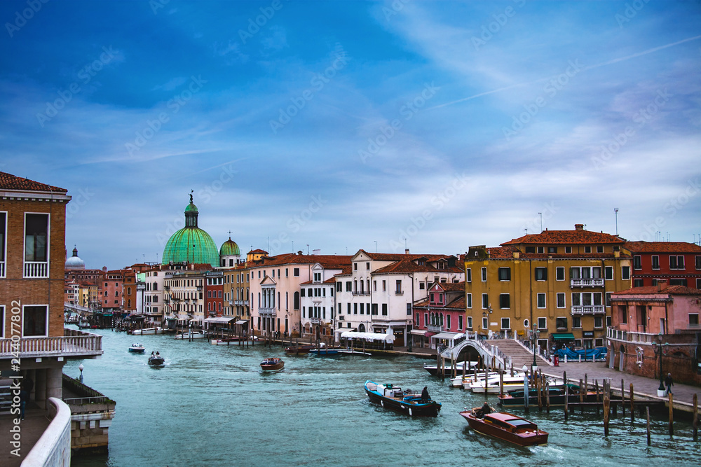 Panoramic view Venice Italy