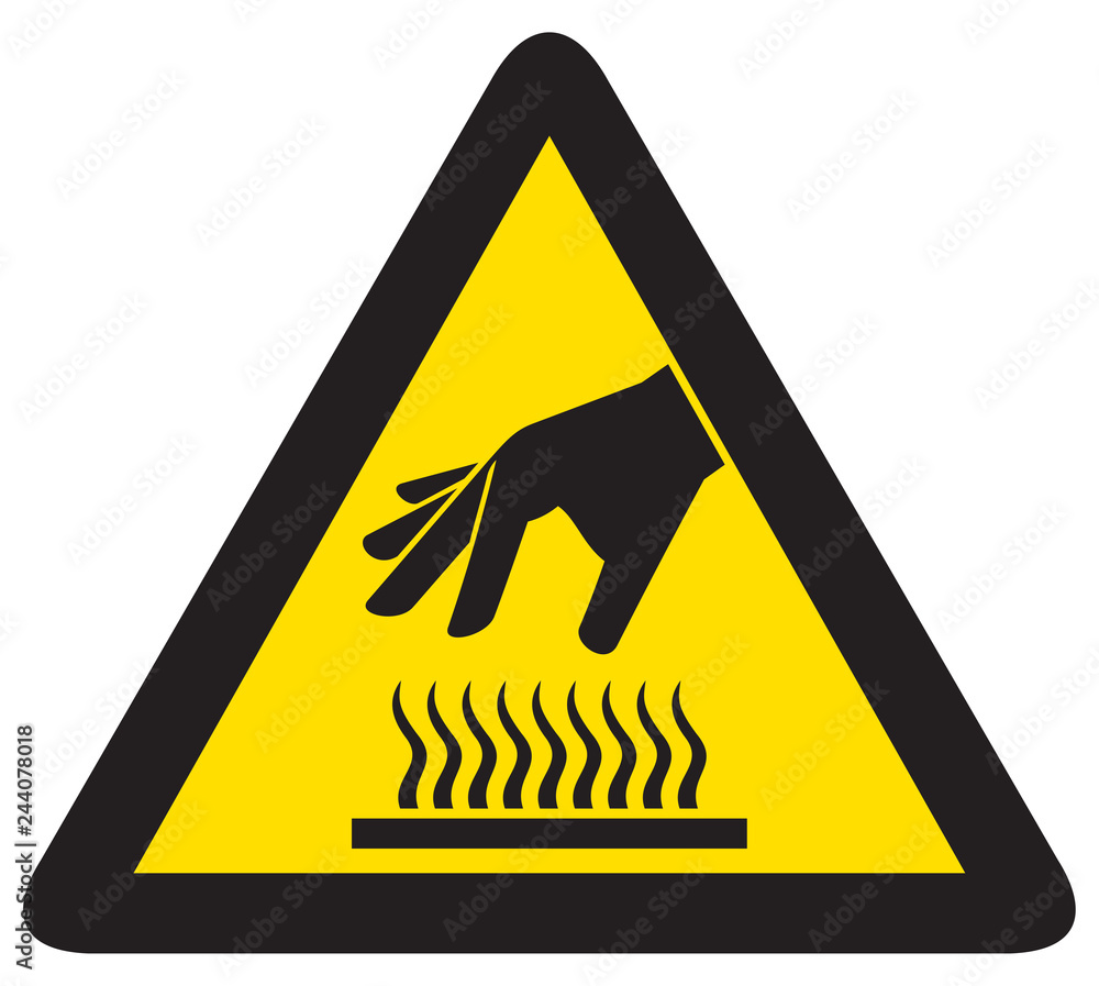 Do Not Touch Safety Sign