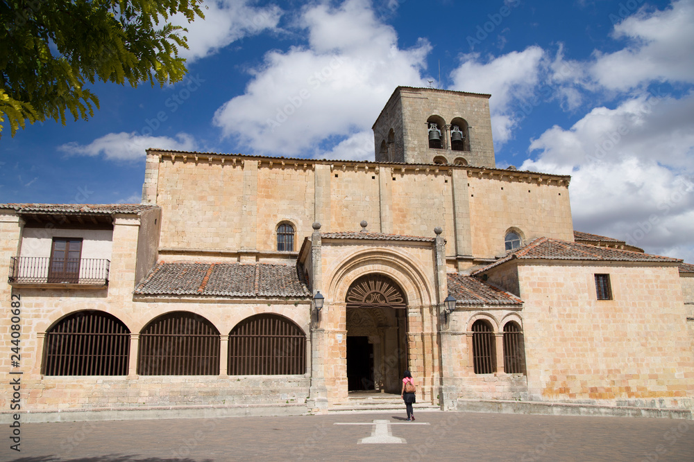 church in Town of Sepulveda, Segovia (Spain)