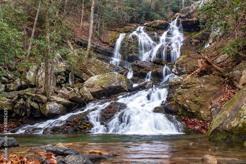 Catawba Falls, North Carolina, Great Smoky Mountains National Park photo