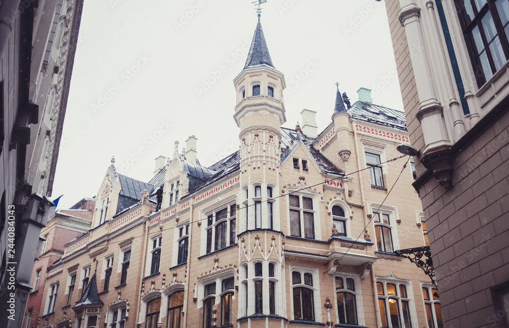  Old Town of Riga city, Latvia