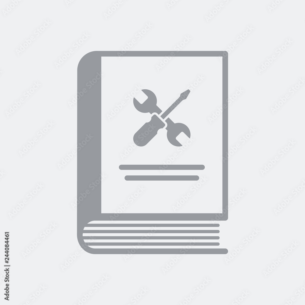 Technical manual book icon Technical manual book icon