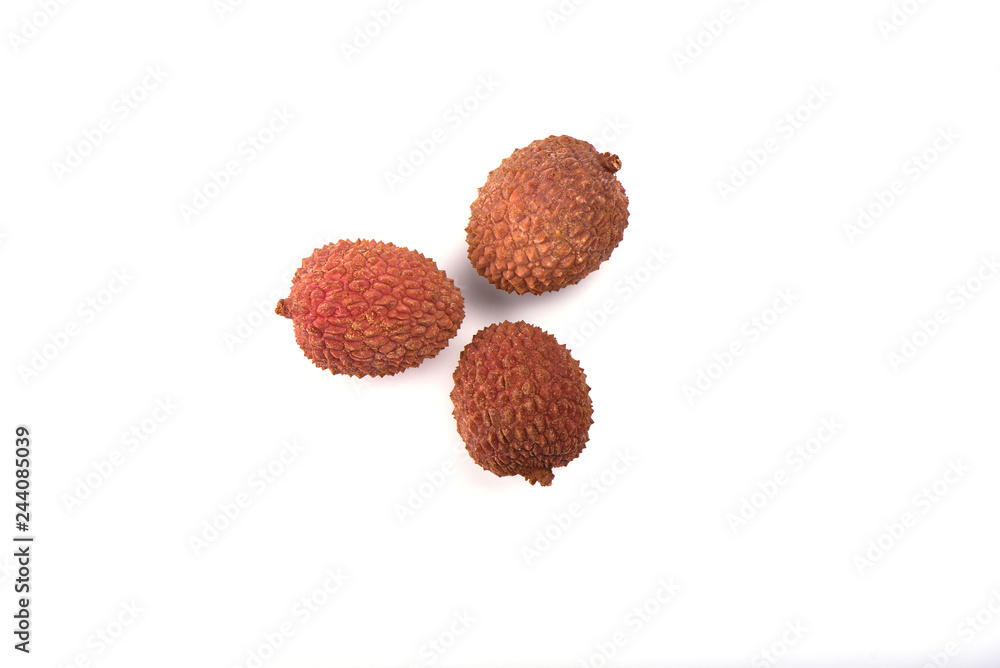 Lychee, Lat. Litchi chinensis - Chinese plum - a small sweet and sour berry, covered with a crusty peel. Lychee, Lat. Litchi chinensis - Chinese plum - a small sweet and sour berry, covered with a crusty peel.