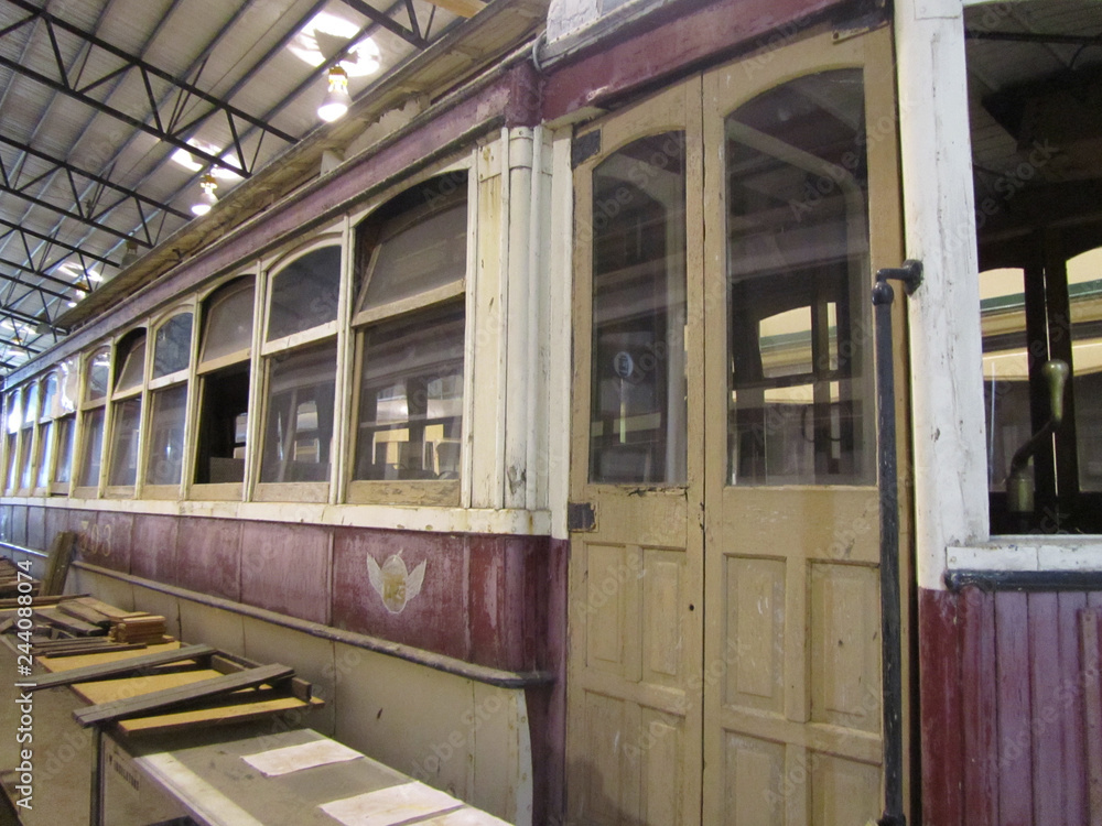old train car restoration project