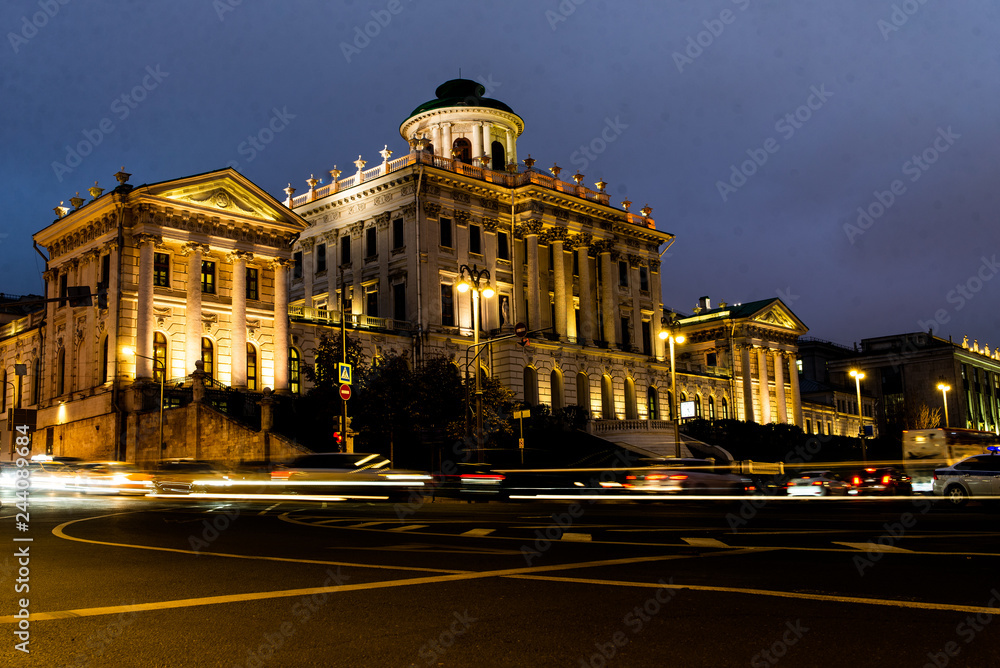 palace in night