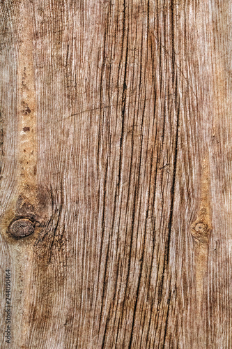 Old Weathered Rotten Cracked Knotted Rough Pine Wood Grunge Surface Texture Detail