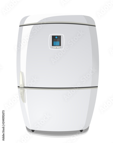 new white fridge
