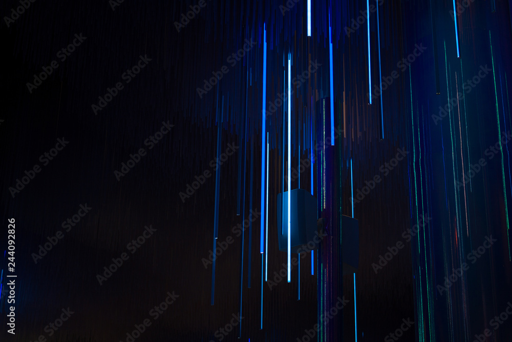 Abstract background. Closeup of decorative light garlands. Abstract background. Closeup of decorative light garlands.