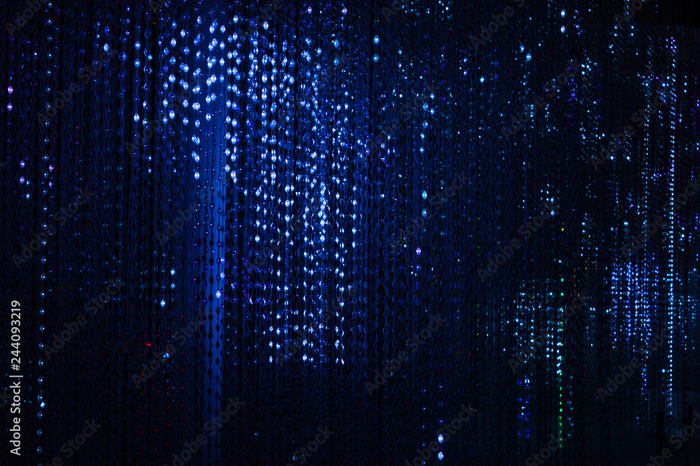 Abstract background. Closeup of decorative light garlands. Abstract background. Closeup of decorative light garlands.