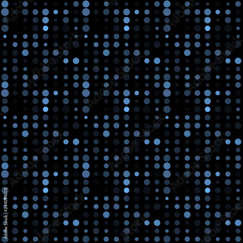 Seamless abstract pattern background with a variety of colored circles.