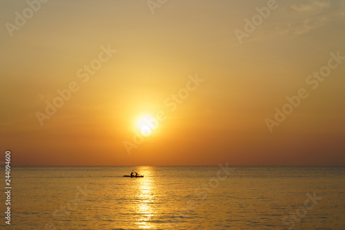 Sunset on tropical sea © avtk