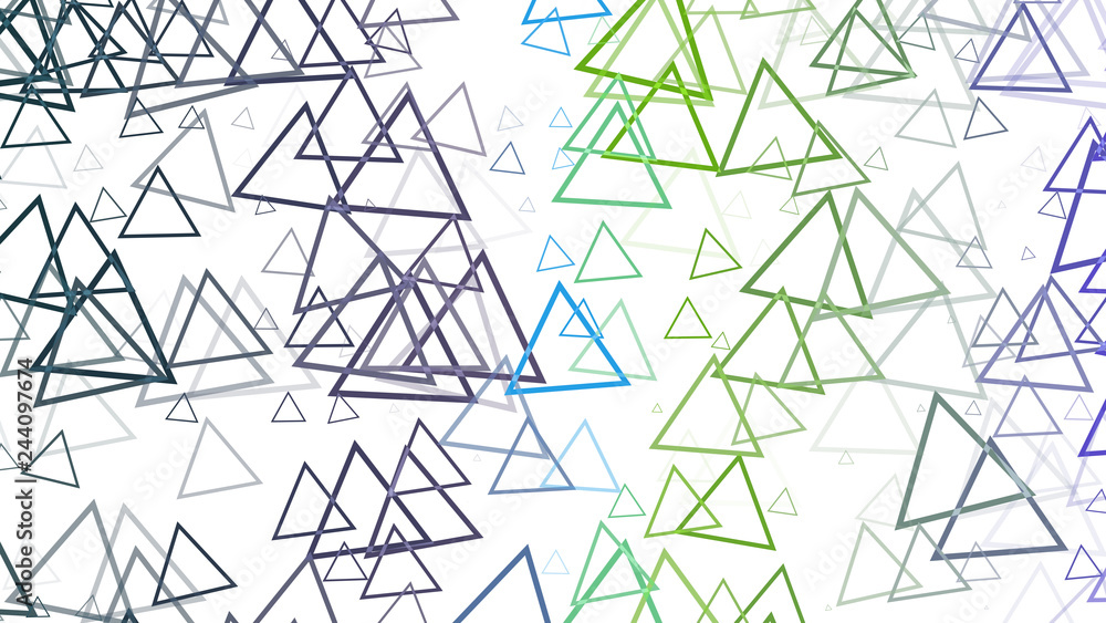 Abstract background with various multicolored triangles. Big and small. Abstract background with various multicolored triangles. Big and small.