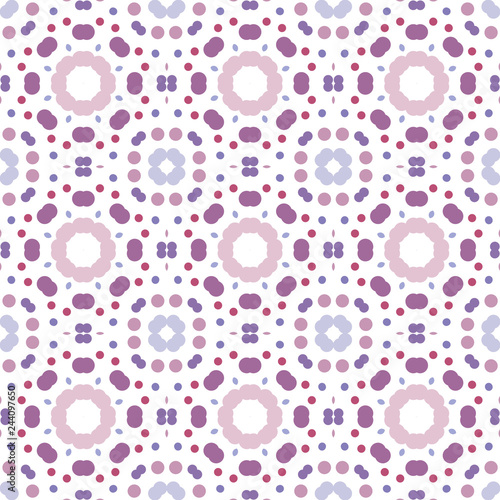 Seamless abstract pattern background with a variety of colored circles.