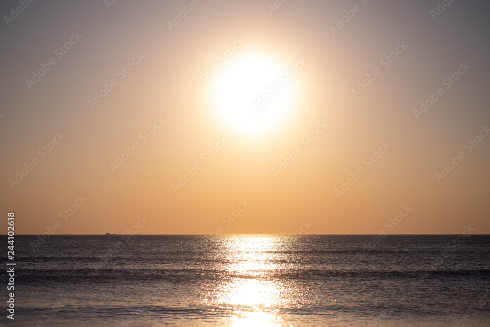 Strand Sonnenuntergang Sylt