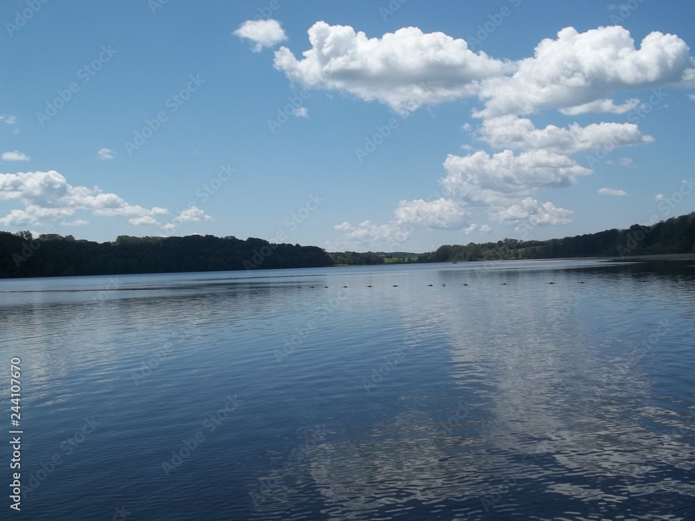 lake and sky