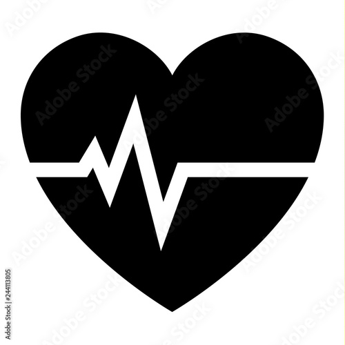 Love icon or Valentine's day sign designed for celebration.