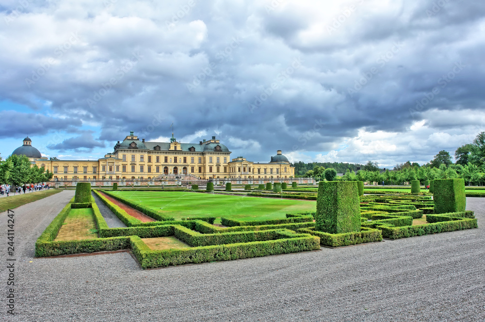 The Drottningholm Palace   - private residence of the Swedish royal family.