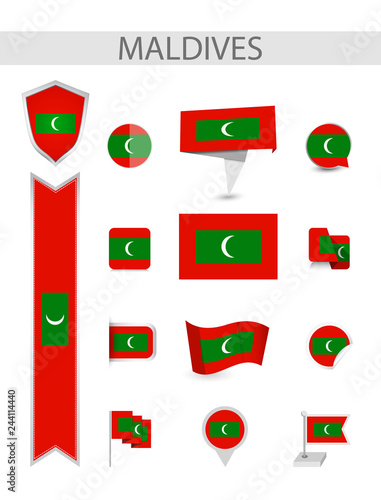 Maldives Flat Flag Collection