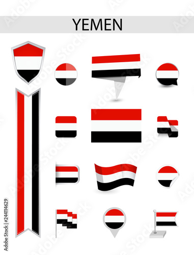 Yemen Flat Flag Collection