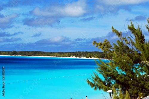 Beautiful scenic view of Caribbean Sea © Gary