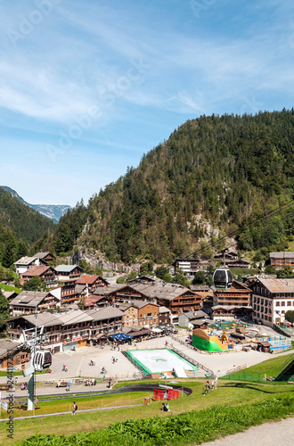 Megeve is a commune located in the Rhône-Alpes  photo