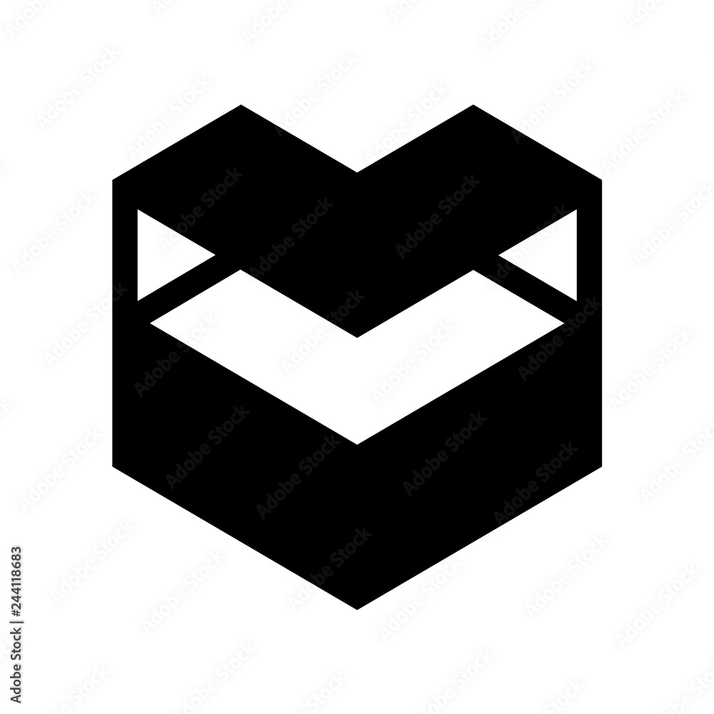 Abstract heart icon or Valentine's day sign designed for celebration. Abstract heart icon or Valentine's day sign designed for celebration.