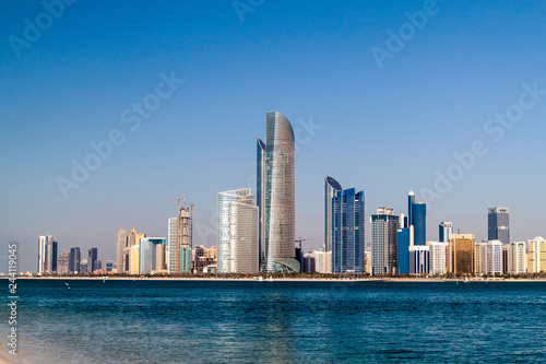 Skyline of Abu Dhabi, United Arab Emirates © Matyas Rehak