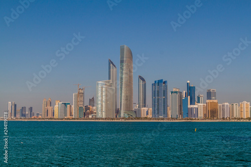 Skyline of Abu Dhabi, United Arab Emirates © Matyas Rehak