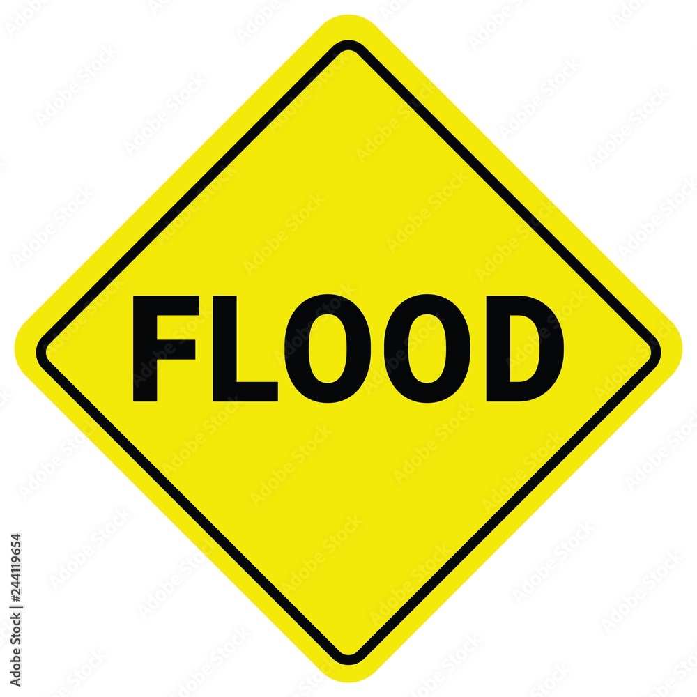 Warning Sign Flood Warning. Flash Flood Watch Warning Sign Flood Warning. Flash Flood Watch