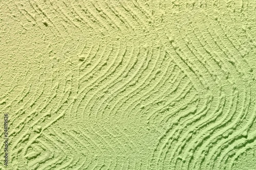 teal, sea-green scratched curvy stucco on wall texture - fantastic abstract photo background