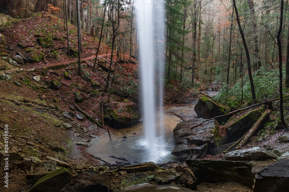 Obraz premium Yahoo Falls, Daniel Boone National Forest, Kentucky