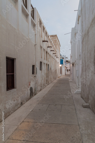 Narrow alley in Muharraq  Bahrain