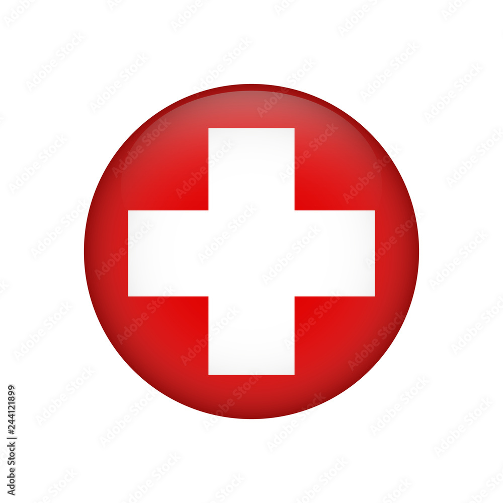 Flag of Switzerland. Brush painted Flag of Switzerland. Hand drawn style illustration with a grunge effect and watercolor. Flag of Switzerland with grunge texture. Vector illustration. Flag of Switzerland. Brush painted Flag of Switzerland. Hand drawn style illustration with a grunge effect and watercolor. Flag of Switzerland with grunge texture. Vector illustration.
