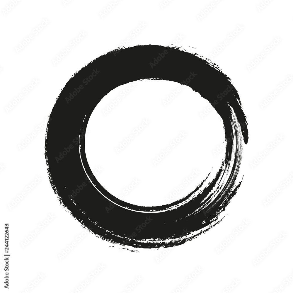 vector brush strokes circles of paint on white background. Ink hand drawn paint brush circle. Logo, label design element vector illustration. Black abstract grunge circle. Frame. vector brush strokes circles of paint on white background. Ink hand drawn paint brush circle. Logo, label design element vector illustration. Black abstract grunge circle. Frame.