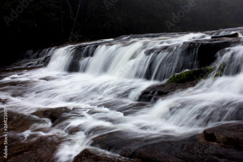 Fototapeta Naklejka Na Ścianę i Meble -  beautifull waterfall on the great savanna forest