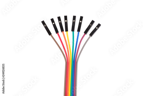 Multicolor jumper wires © equos