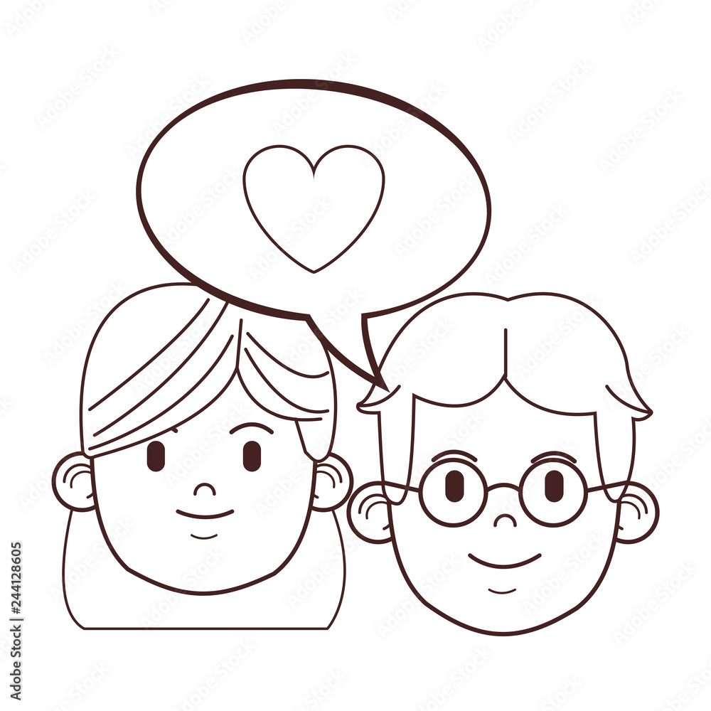 young people couple young people couple