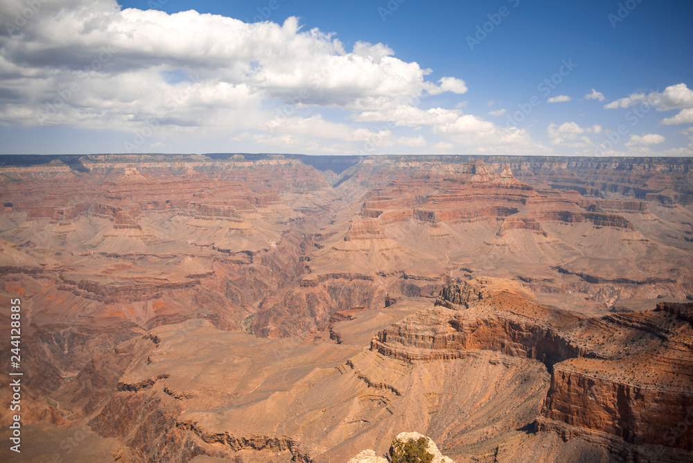 Scenic view of bottom of Grand Canyon Scenic view of bottom of Grand Canyon