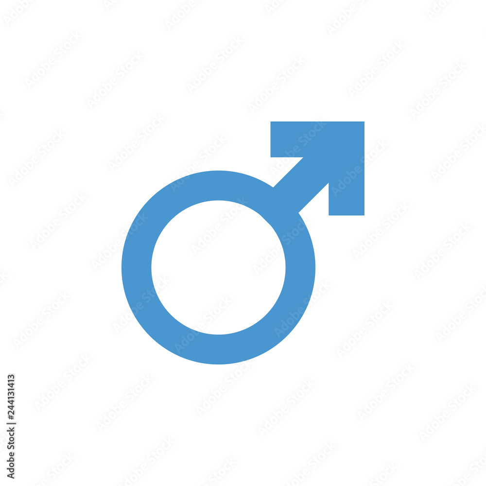 Male gender icon graphic design template vector Male gender icon graphic design template vector