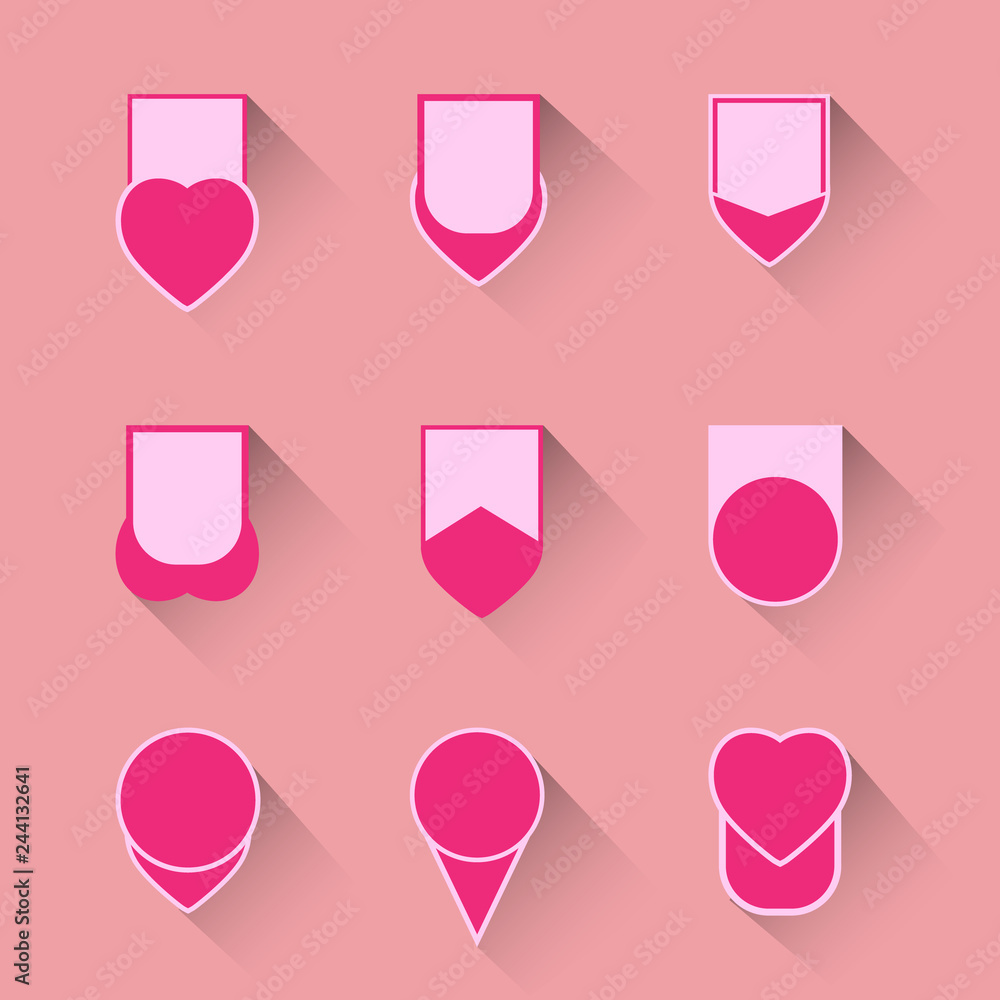 Happy Valentine's Day Abstract garland hand drawn collection, hearts, patterns, hand drawn, flat and letters.isolated on white background. eps10 Happy Valentine's Day Abstract garland hand drawn collection, hearts, patterns, hand drawn, flat and letters.isolated on white background. eps10