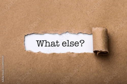 What Else Concept Question