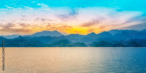 Natural Landscape and Lake Scenery of Qiandao Lake in Hangzhou.. © 昊 周