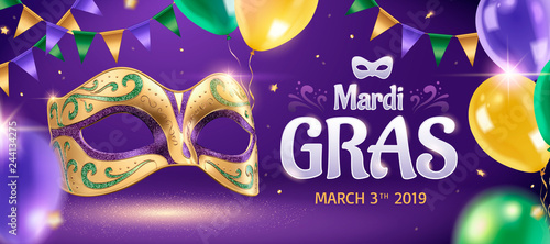 Mardi gras banner