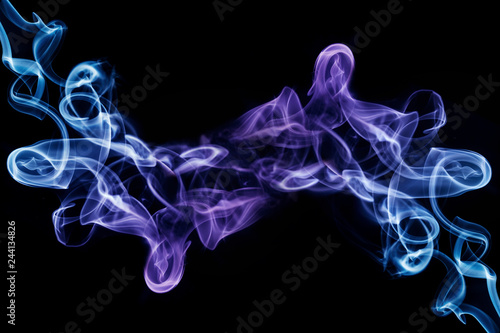 Abstract Artistic Multicolored Soft And Smooth Smoke Effect Background