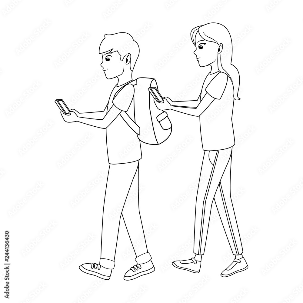 young people couple young people couple