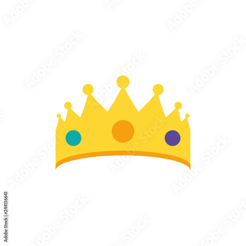 crown king luxury isolated icon