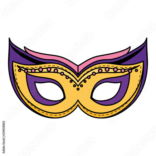 carnival mask accessory icon