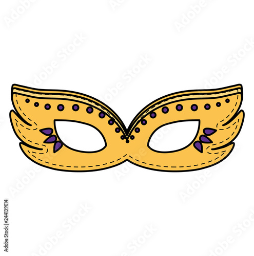 carnival mask accessory icon