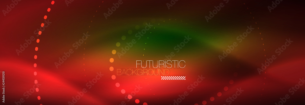 Vector neon red dotted abstract background Vector neon red dotted abstract background