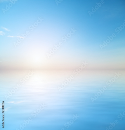 Sky background and sea